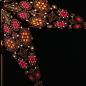 Preview: NINA black Foldable glowing star, paper poinsettia with 7 points, 60 cm